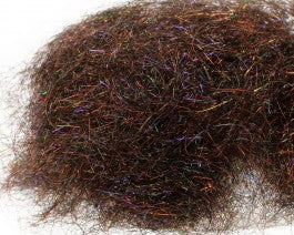 Sybai Peacock Dubbing: UV Dark Brown