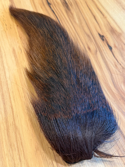 Large Northern Bucktail: Dyed Brown