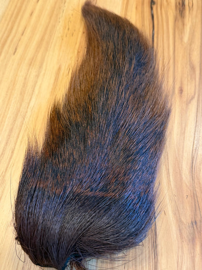 Large Northern Bucktail: Dyed Brown