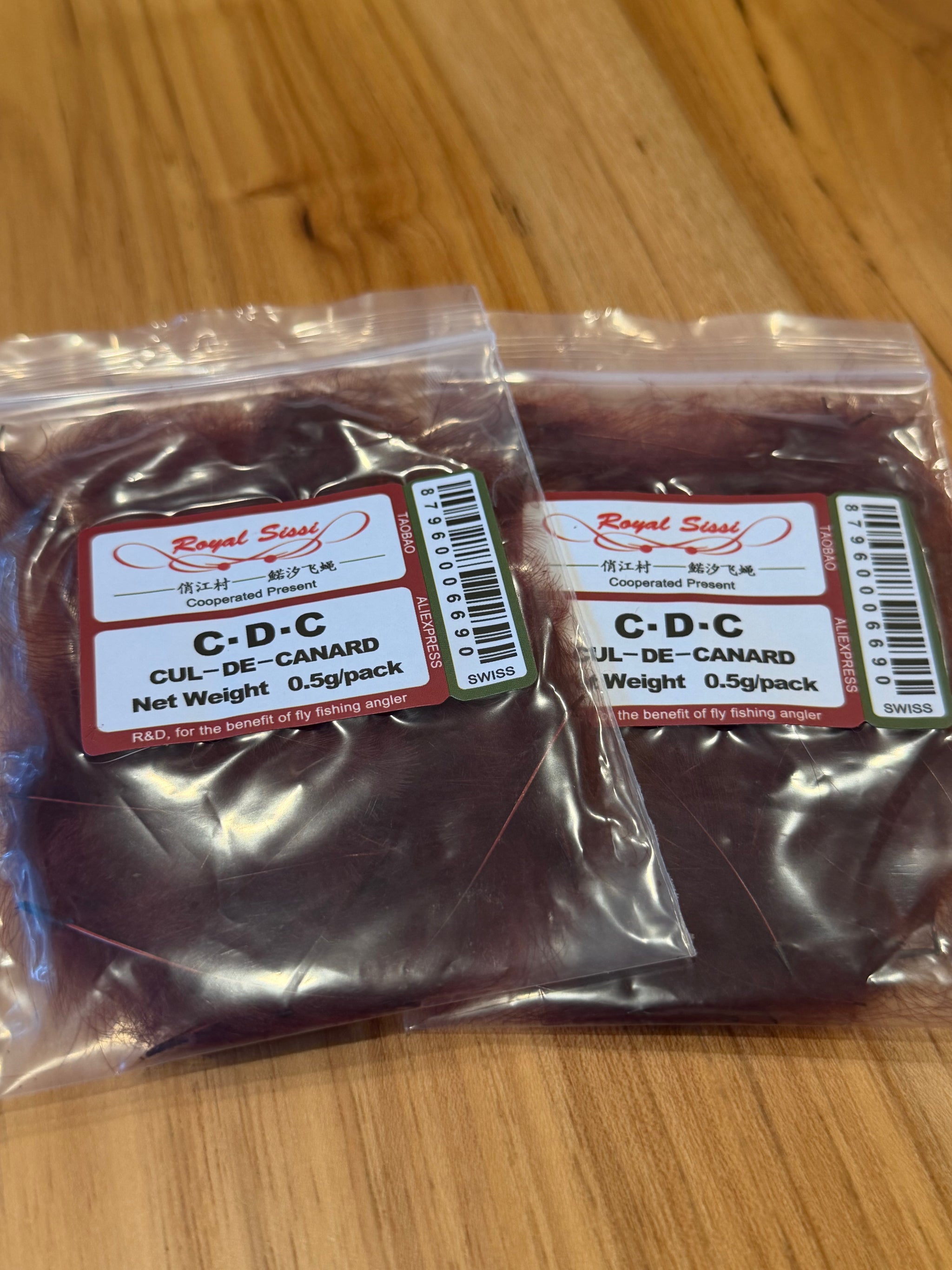 Royal Sissi CDC Feathers: 1/2gram bag