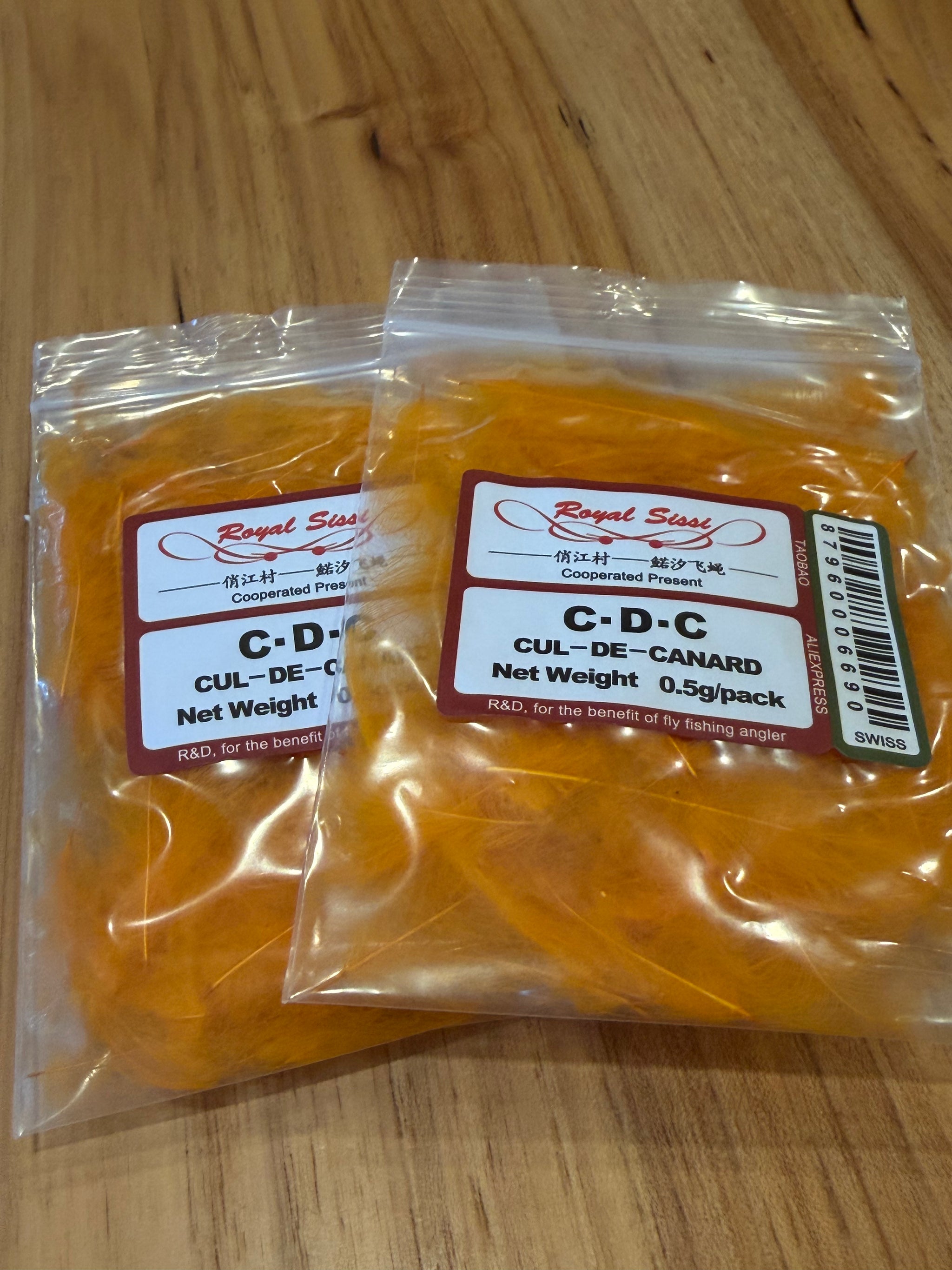 Royal Sissi CDC Feathers: 1/2gram bag