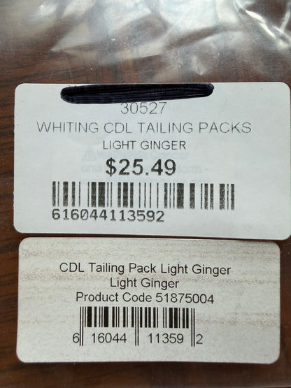Whiting Tailing Pack Light Ginger 331-SH-E-L