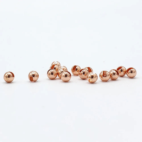 Firehole Stones -Slotted Tungsten Beads- Copper