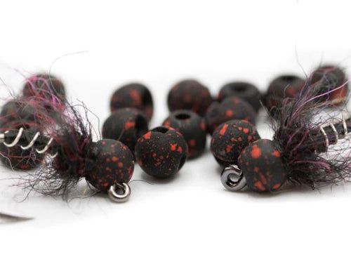 Firehole Stones - Tungsten Beads - Midnight Red