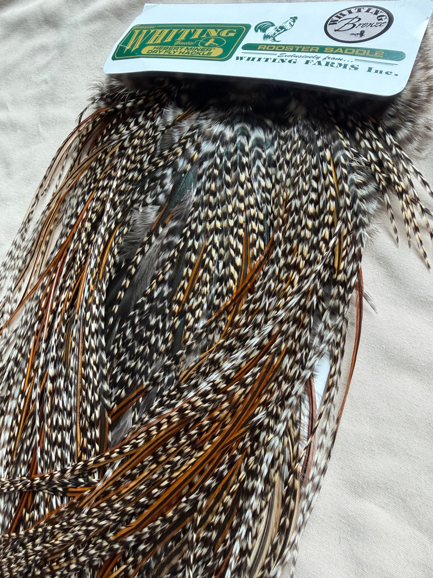 Whiting Hebert Bronze Rooster Saddle Cree 405-SH-E-L