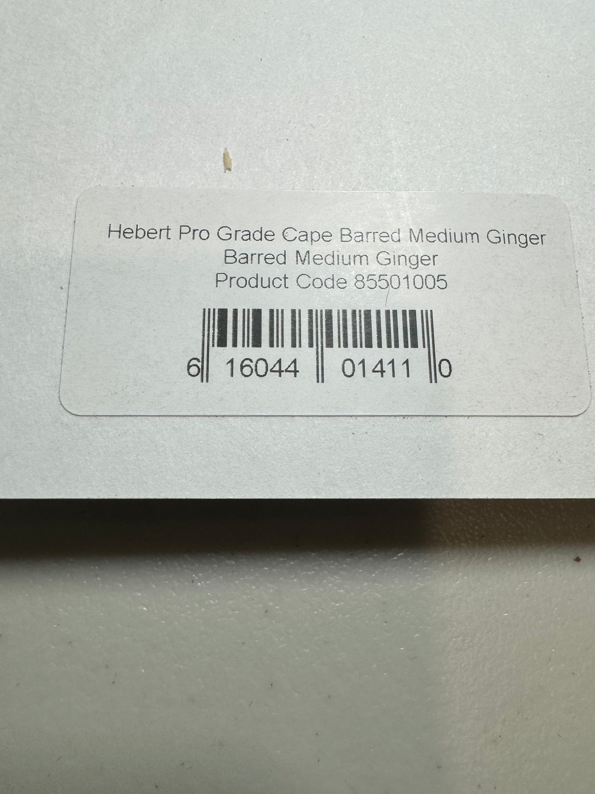 Whiting Farms Hebert Miner PRO Grade Cape: Barred Medium Ginger SH007