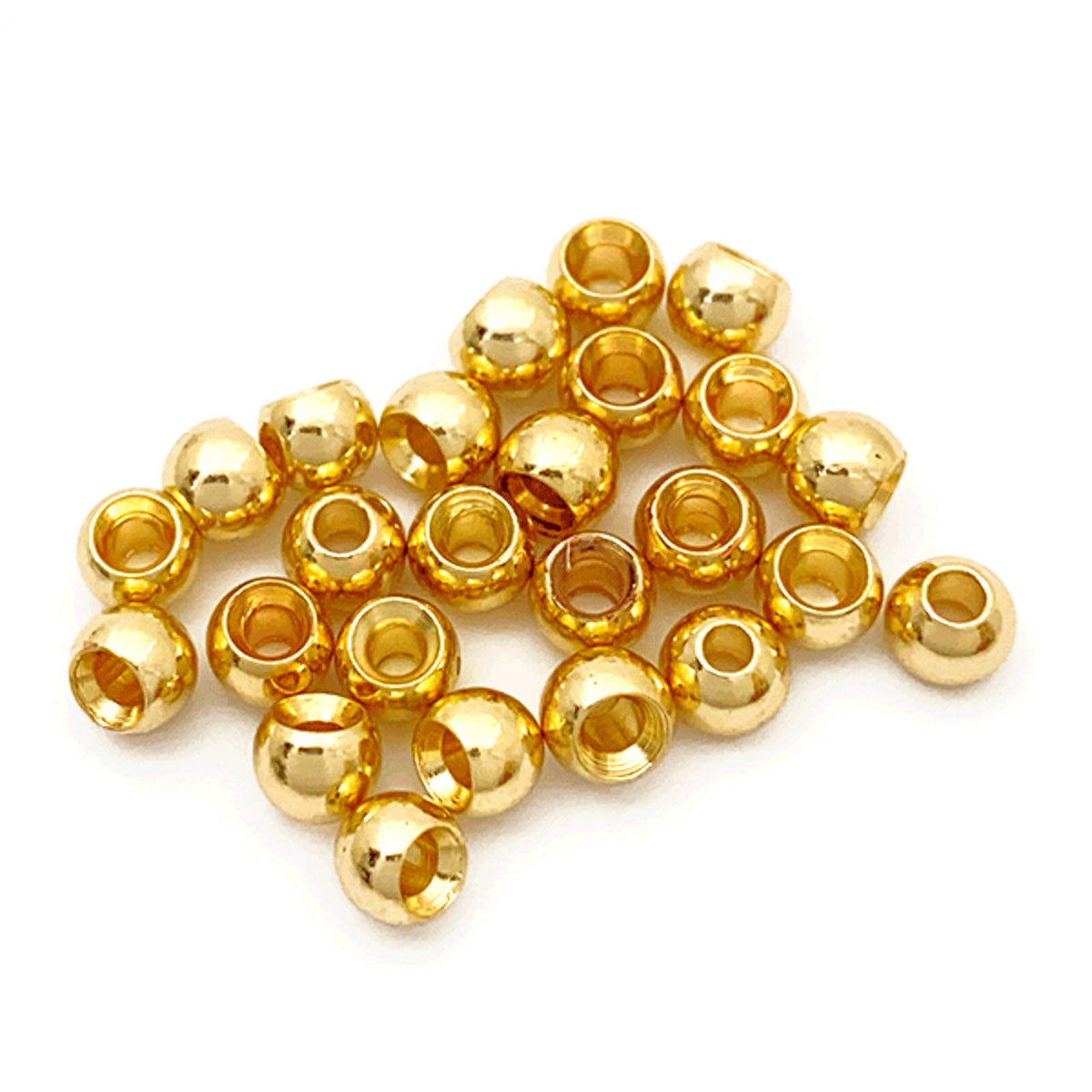 Montana Fly Company MFC Pro Pack Brass Beads- Gold 2mm/ 5/64”  100 Pack