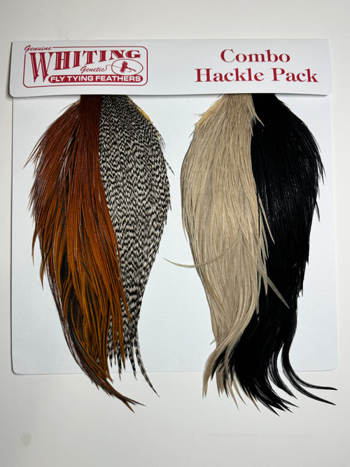 Whiting Farms Introductory Hackle Pack - Four 1/2 Capes