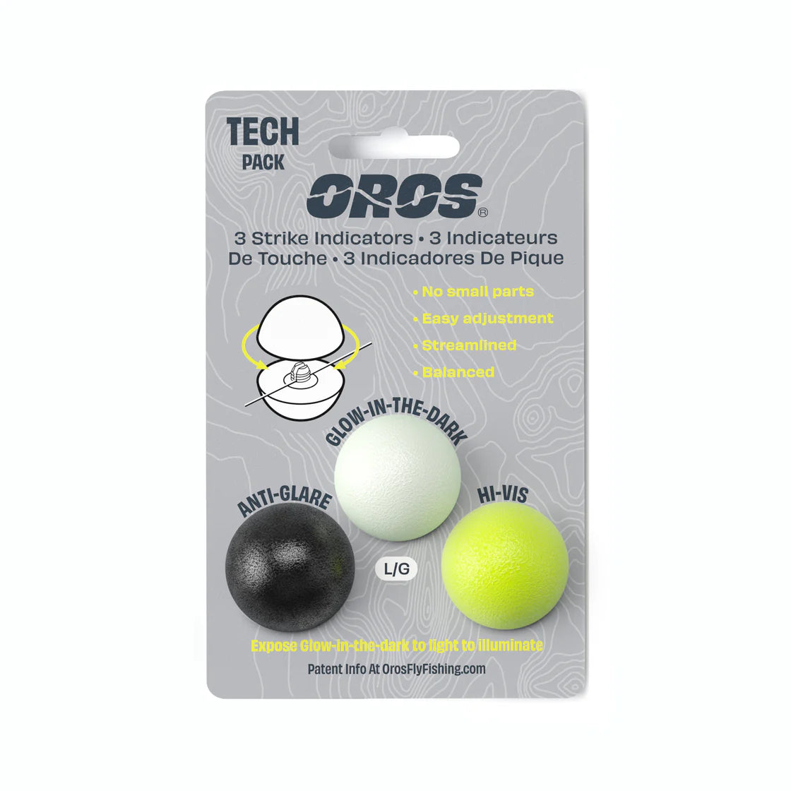 3-Pack Tech Pack Oros Strike Indicators: Large