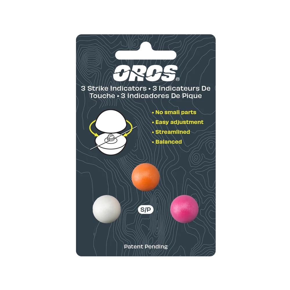 3-Pack Oros Multi-color Strike Indicators: Small