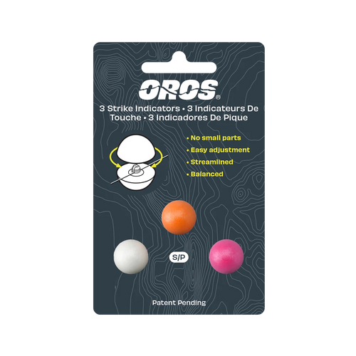 3-Pack Oros Multi-color Strike Indicators: Small