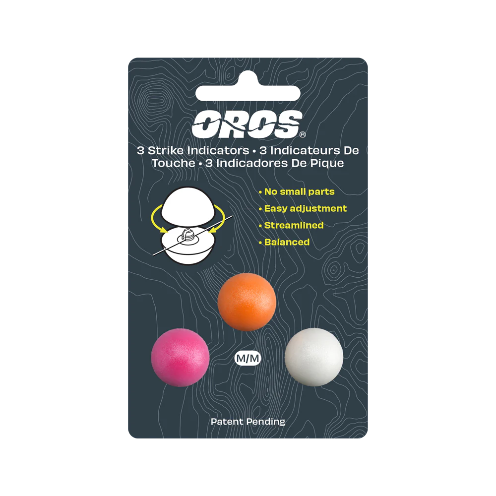 3-Pack Oros Multi-color Strike Indicators: Medium