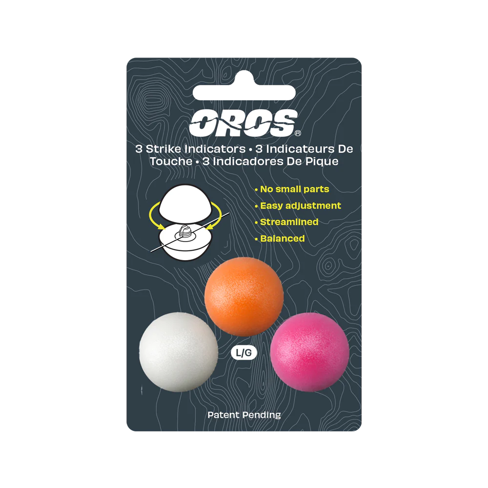 3-Pack Oros Multi-color Strike Indicators: Large