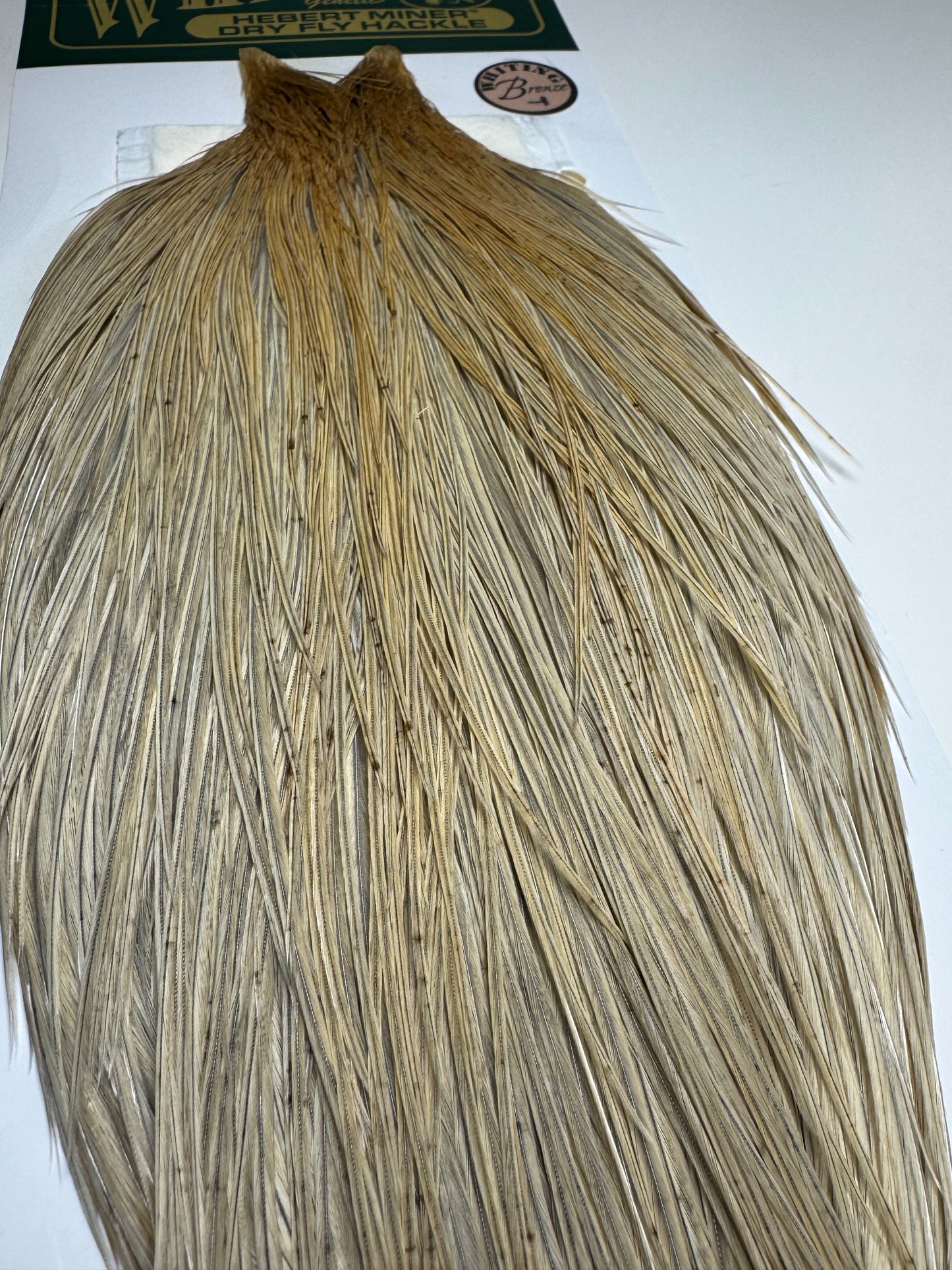 Whiting Farms Hebert Miner Bronze Cape: Light Ginger Dun SH011