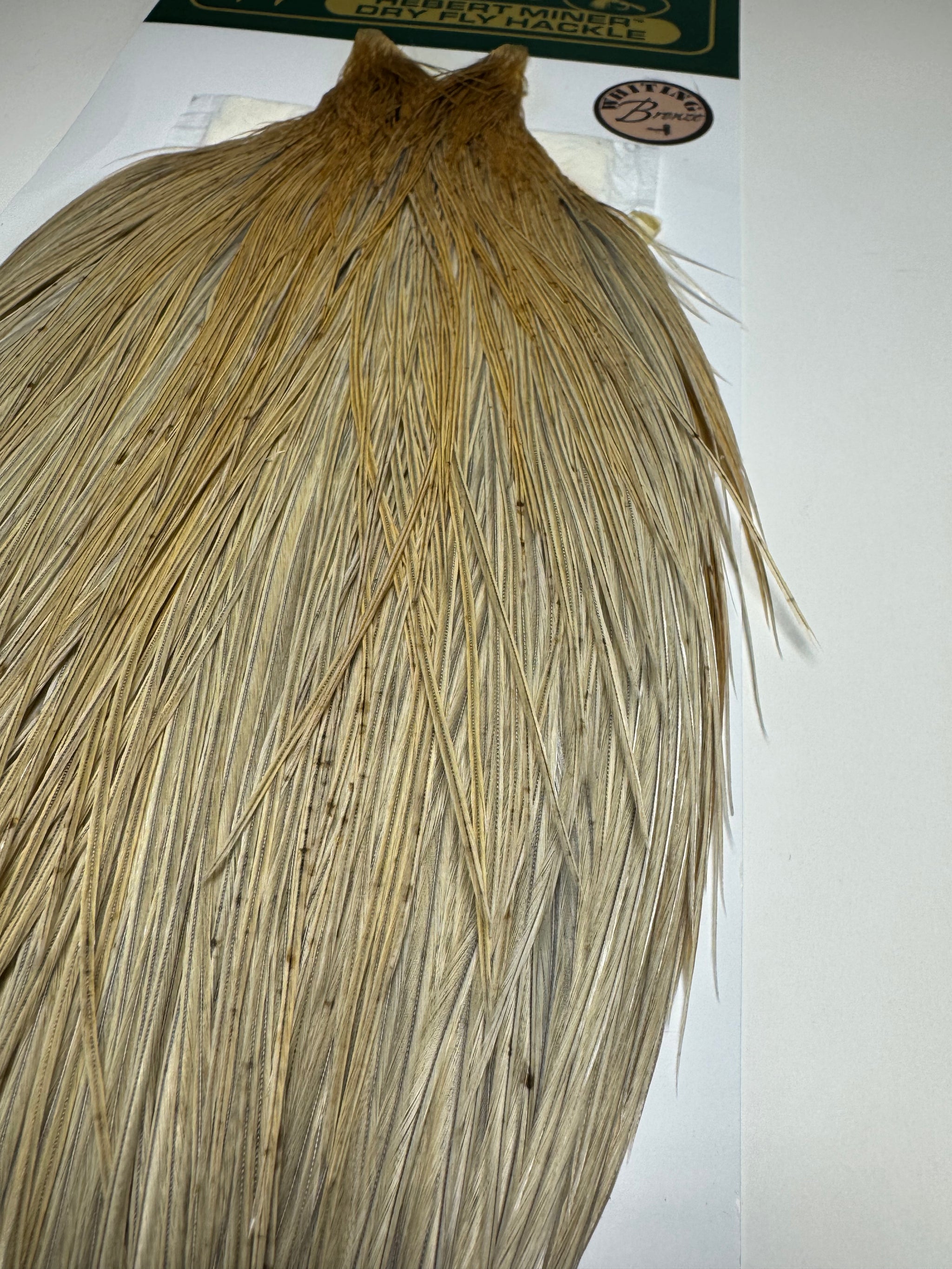 Whiting Farms Hebert Miner Bronze Cape: Light Ginger Dun SH011