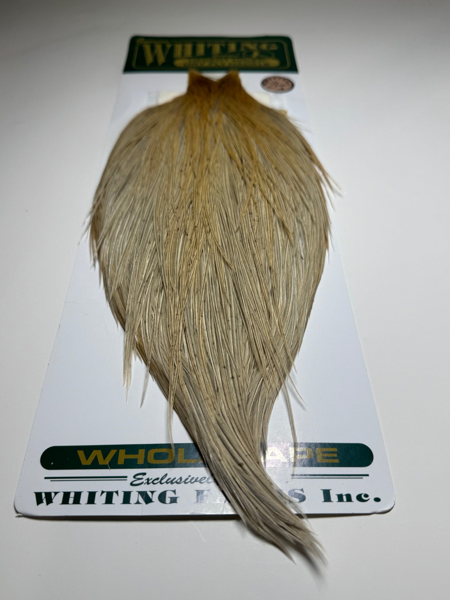 Whiting Farms Hebert Miner Bronze Cape: Light Ginger Dun SH011