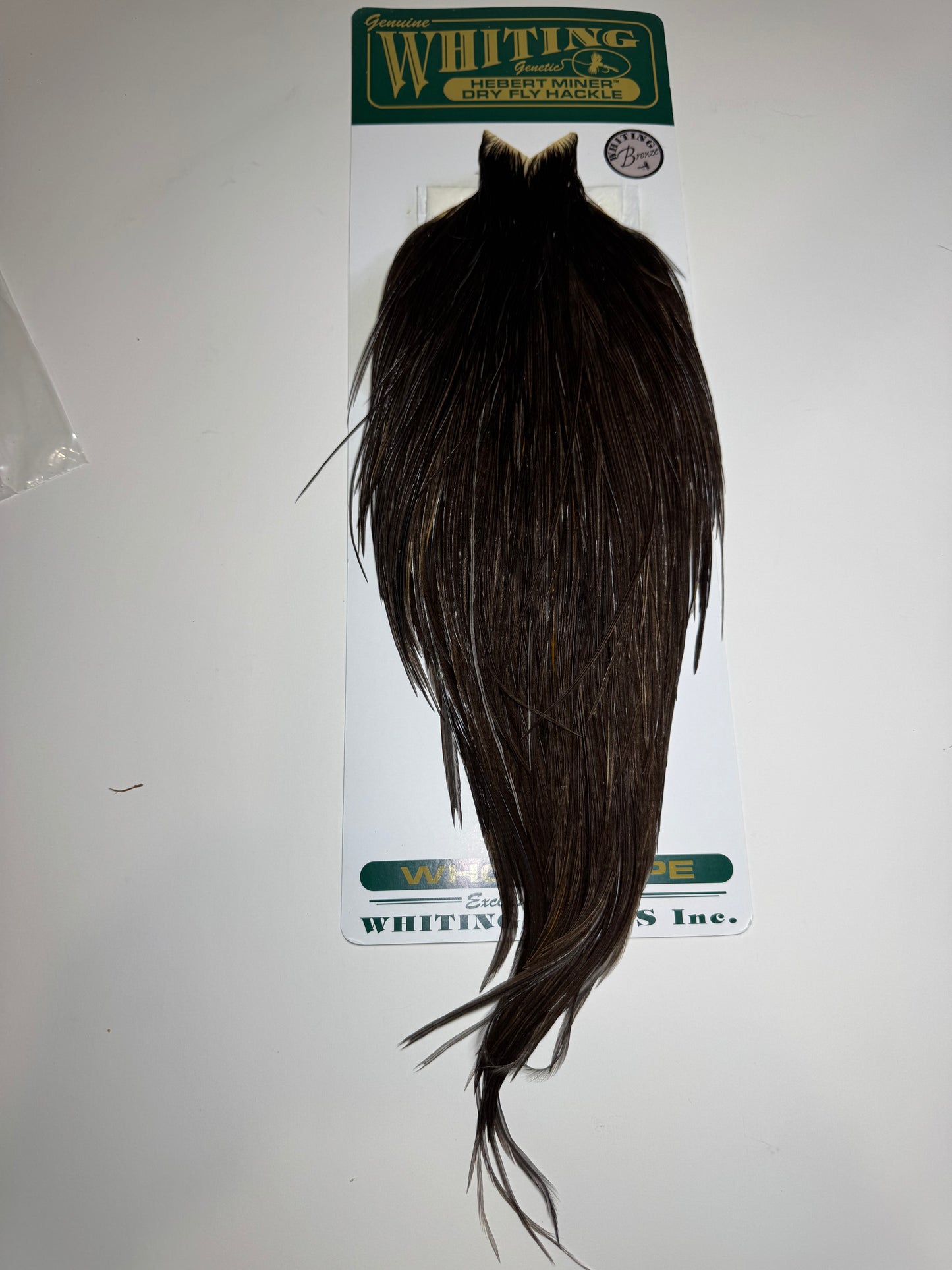 Whiting Farms Hebert Miner Bronze Cape: Dark Grey Dun SH015