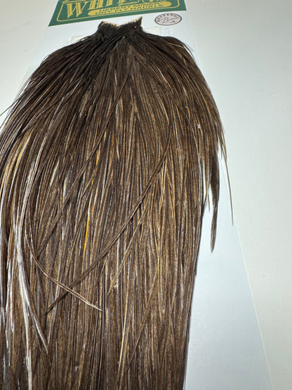 Whiting Farms Hebert Miner Bronze Cape: Dark Grey Dun SH015