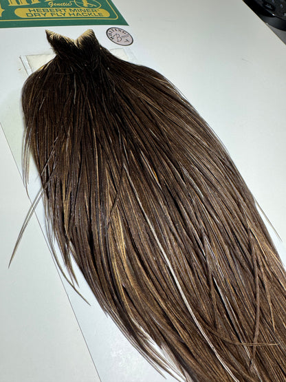 Whiting Farms Hebert Miner Bronze Cape: Dark Grey Dun SH015