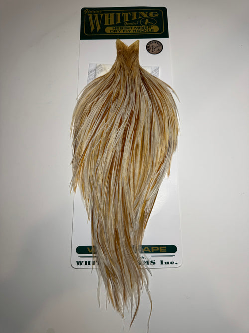 Whiting Farms Hebert Miner Bronze Cape: Unique Variant/Ginger Splash SH016