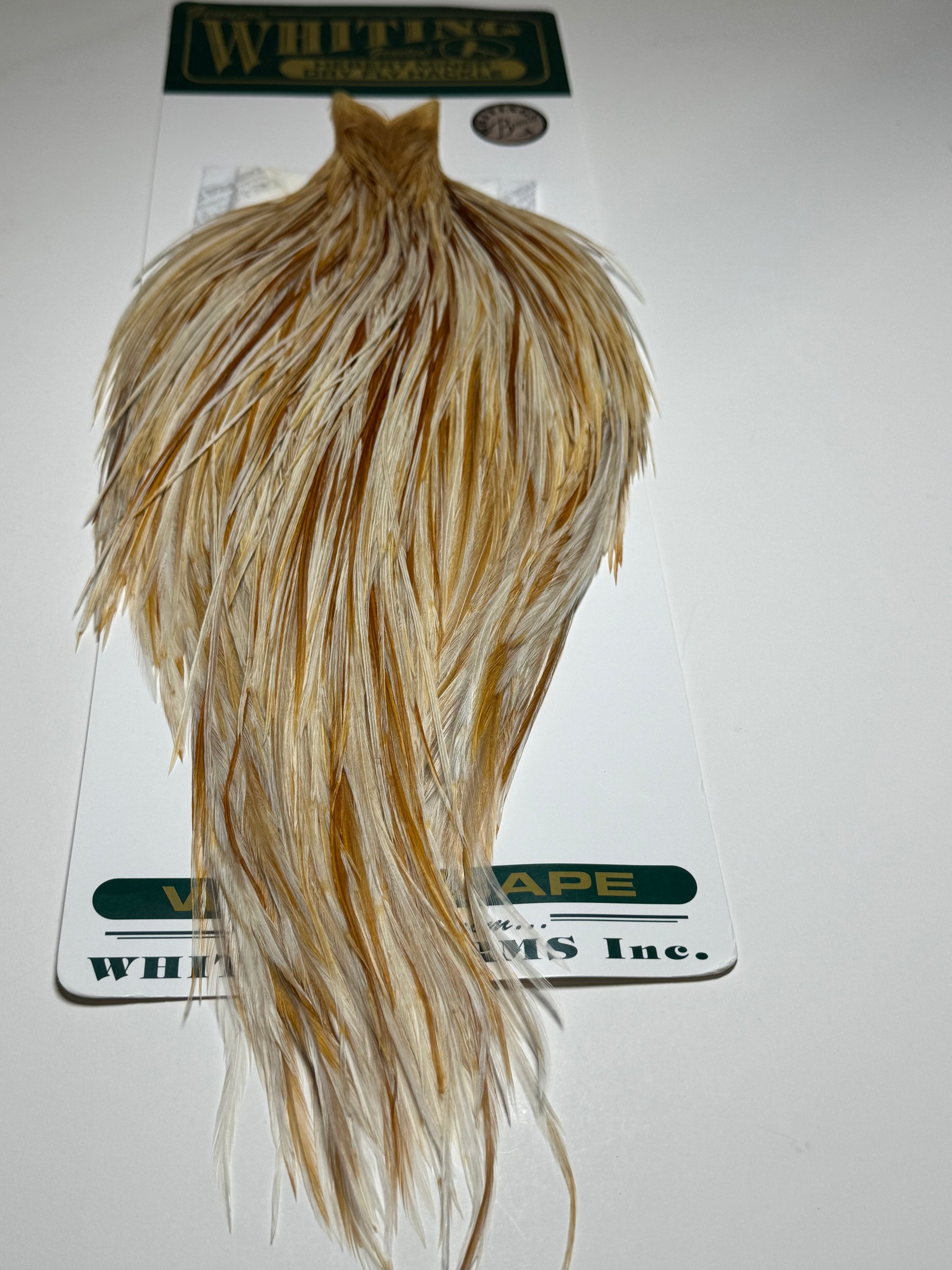 Whiting Farms Hebert Miner Bronze Cape: Unique Variant/Ginger Splash SH016