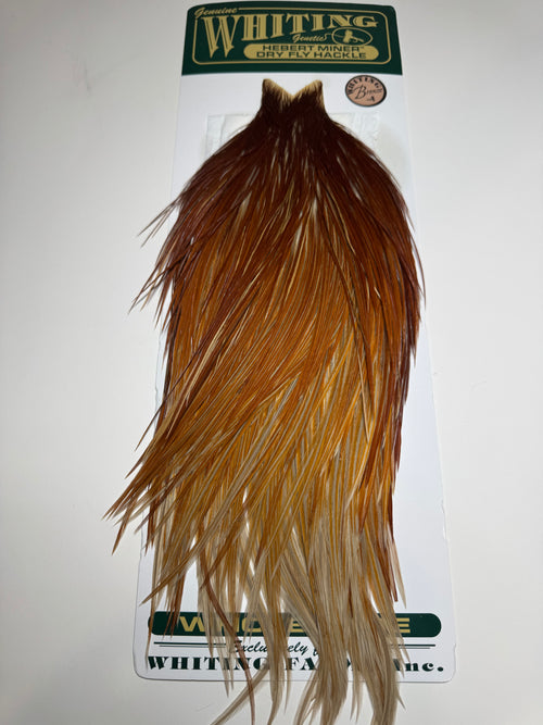 Whiting Farms Hebert Miner Bronze Cape: Honey Dun SH021