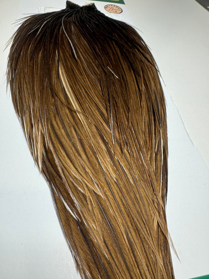 Whiting Farms Hebert Miner Bronze Cape: Dark Brown Dun SH022