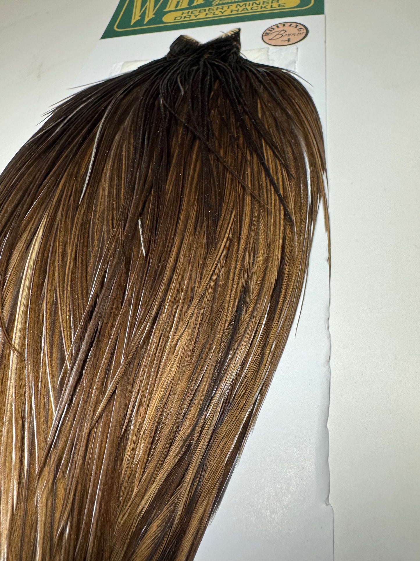 Whiting Farms Hebert Miner Bronze Cape: Dark Brown Dun SH022