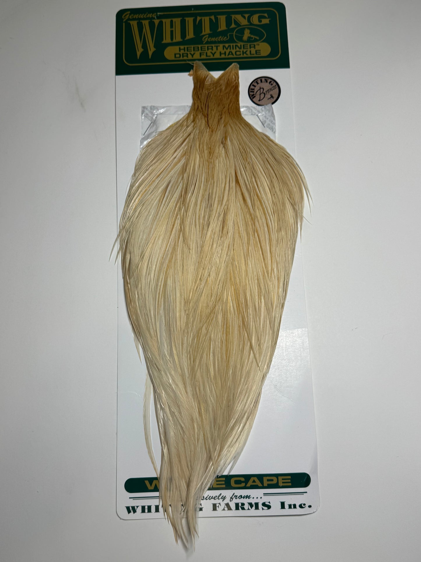 Whiting Farms Hebert Miner Bronze Cape: Light Ginger SH024