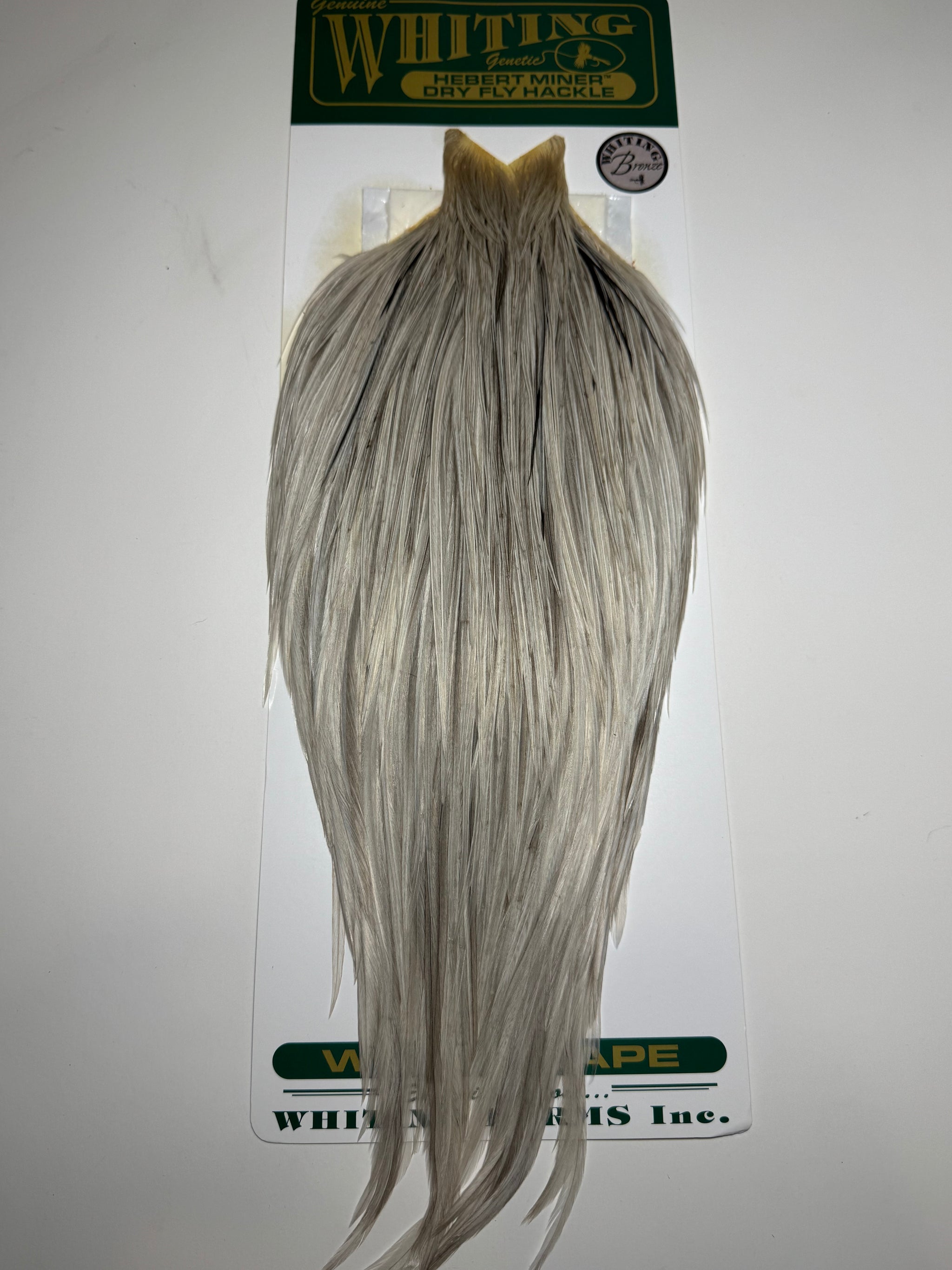 Whiting Farms Hebert Miner Bronze Cape: Light Grey Dun SH027
