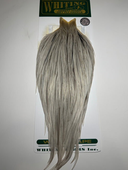 Whiting Farms Hebert Miner Bronze Cape: Light Grey Dun SH027