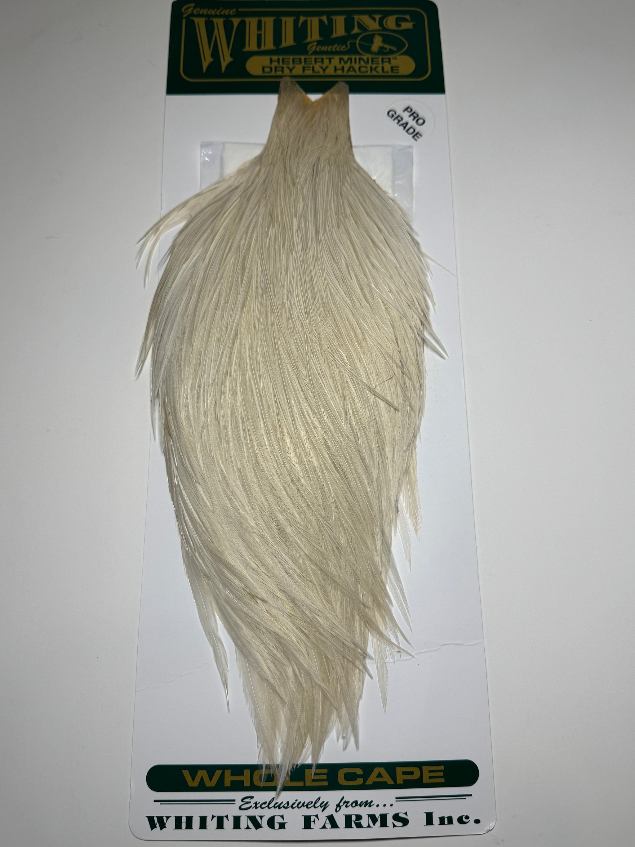 Whiting Farms Hebert Miner Pro Grade Cape:  Cream SH028