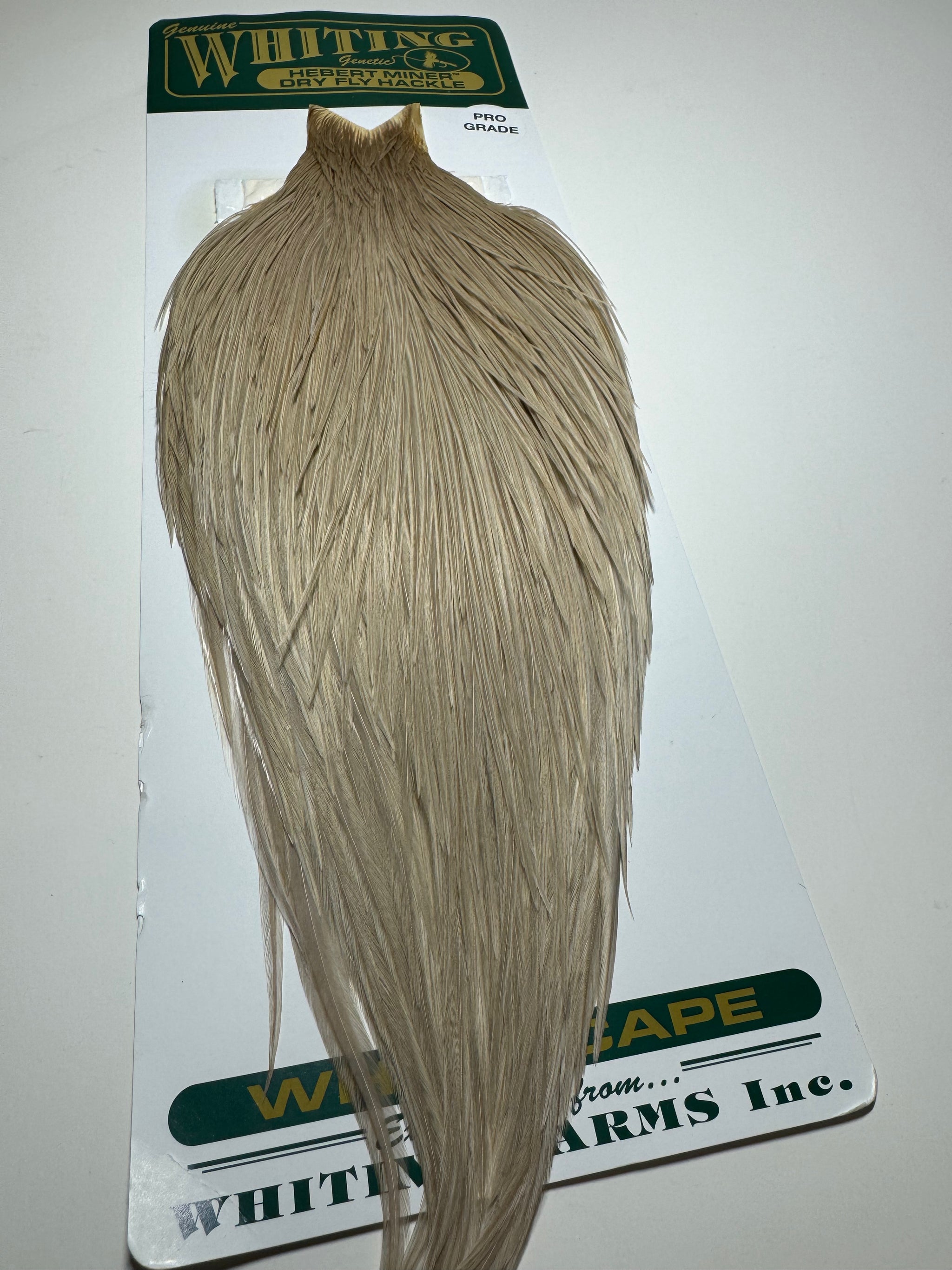 Whiting Farms Hebert Miner Pro Grade Cape:  Light Tan Dun SH029