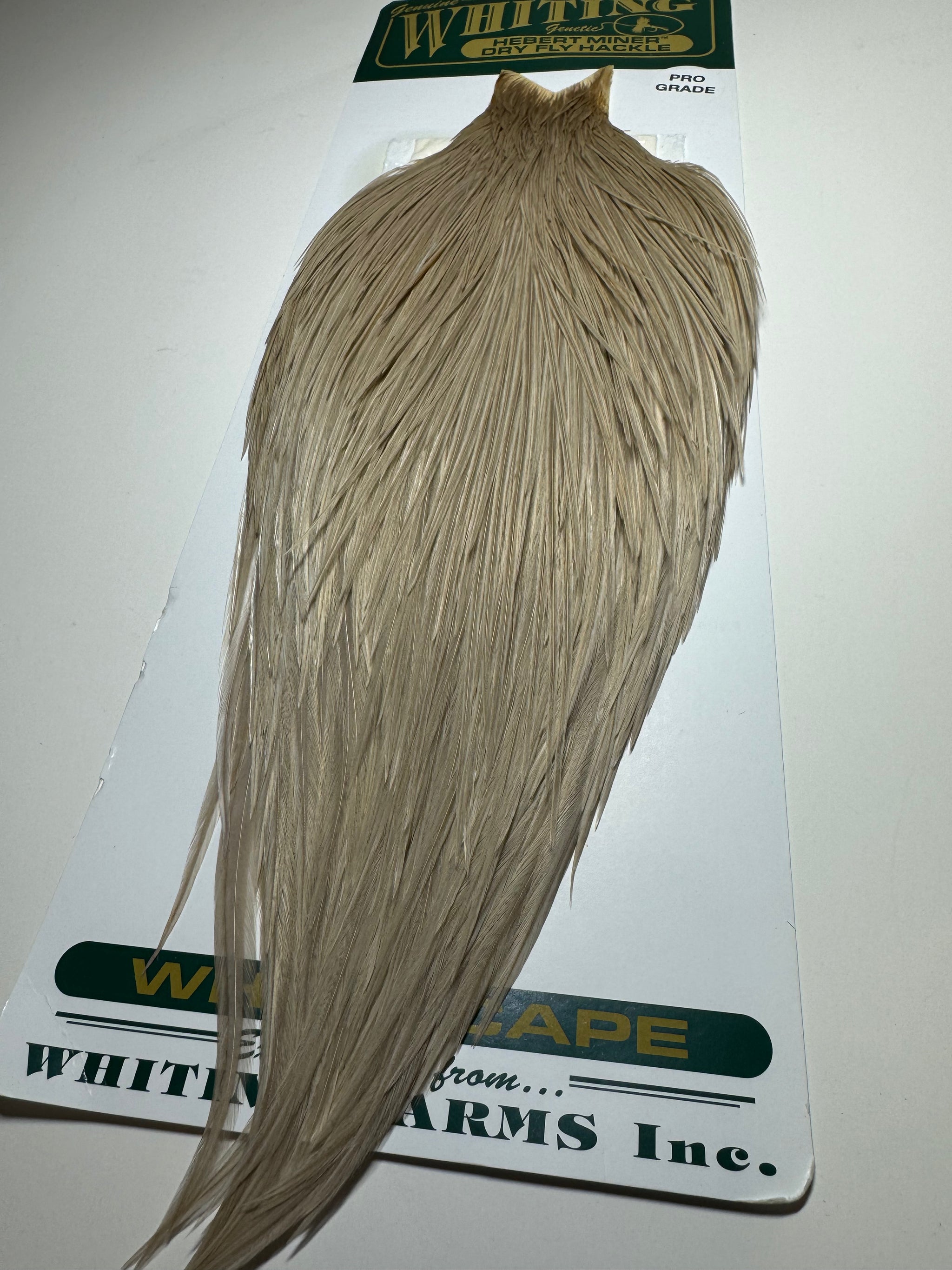 Whiting Farms Hebert Miner Pro Grade Cape:  Light Tan Dun SH029