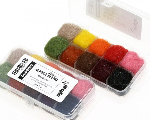 Sybai Fine Alpaca Blend Dubbing Dispenser - Mix Colors