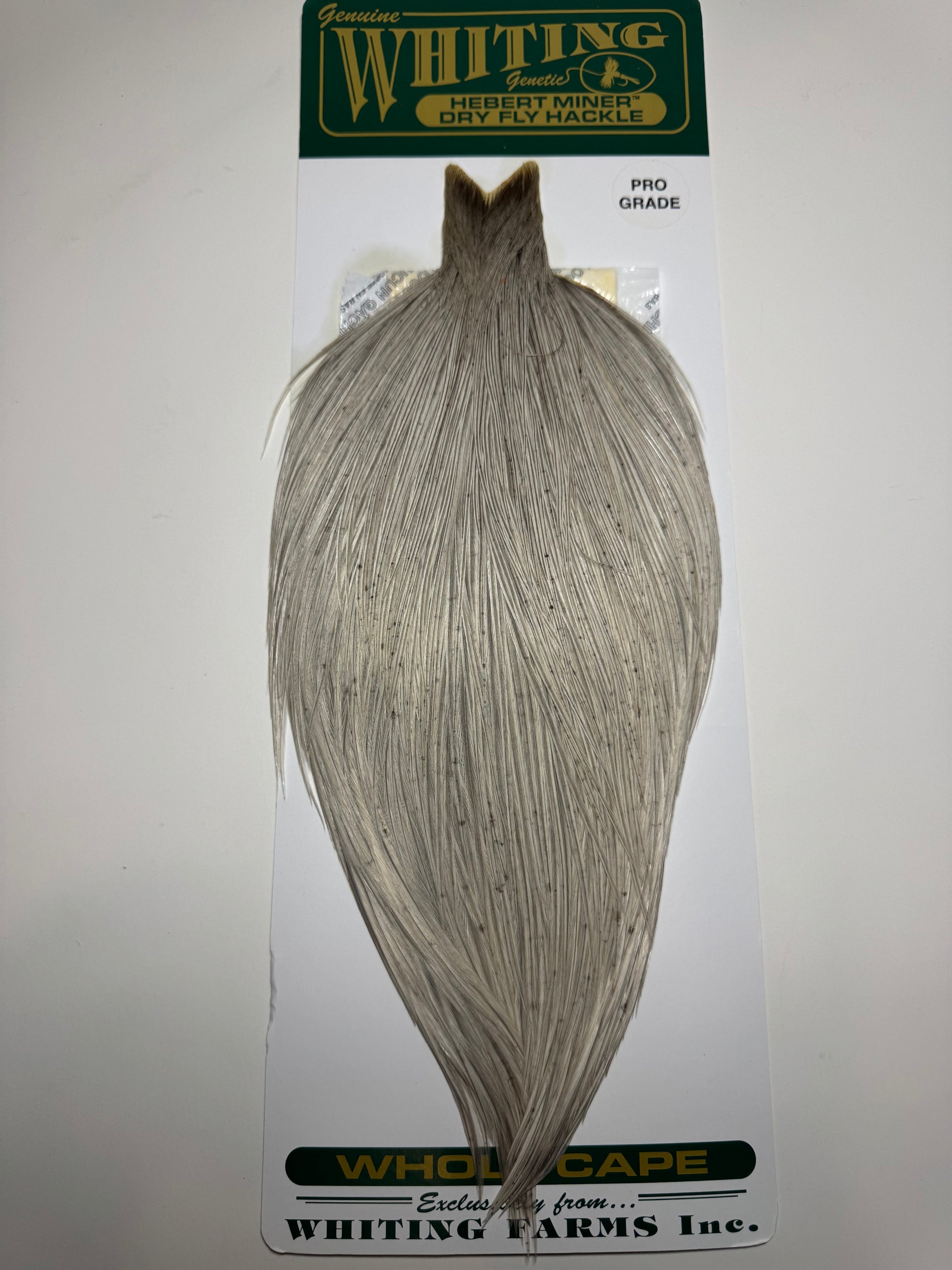 Whiting Farms Hebert Miner Pro Grade Cape:  Light Grey Dun SH032