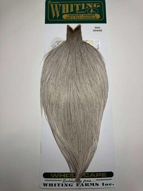 Whiting Farms Hebert Miner Pro Grade Cape:  Light Grey Dun SH032