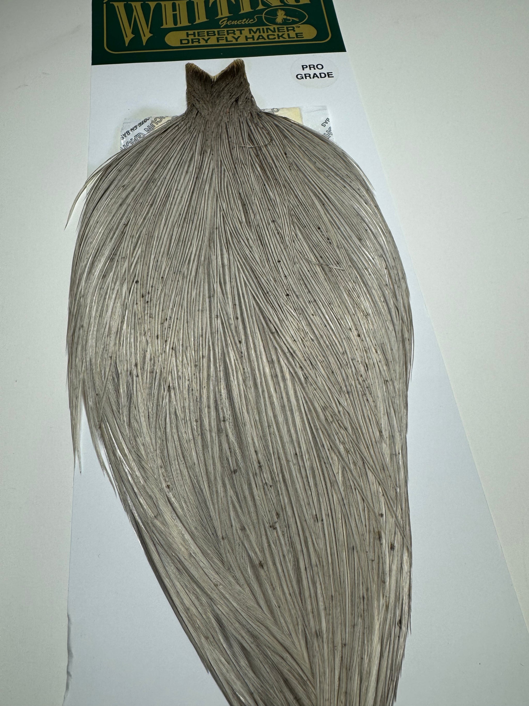 Whiting Farms Hebert Miner Pro Grade Cape:  Light Grey Dun SH032