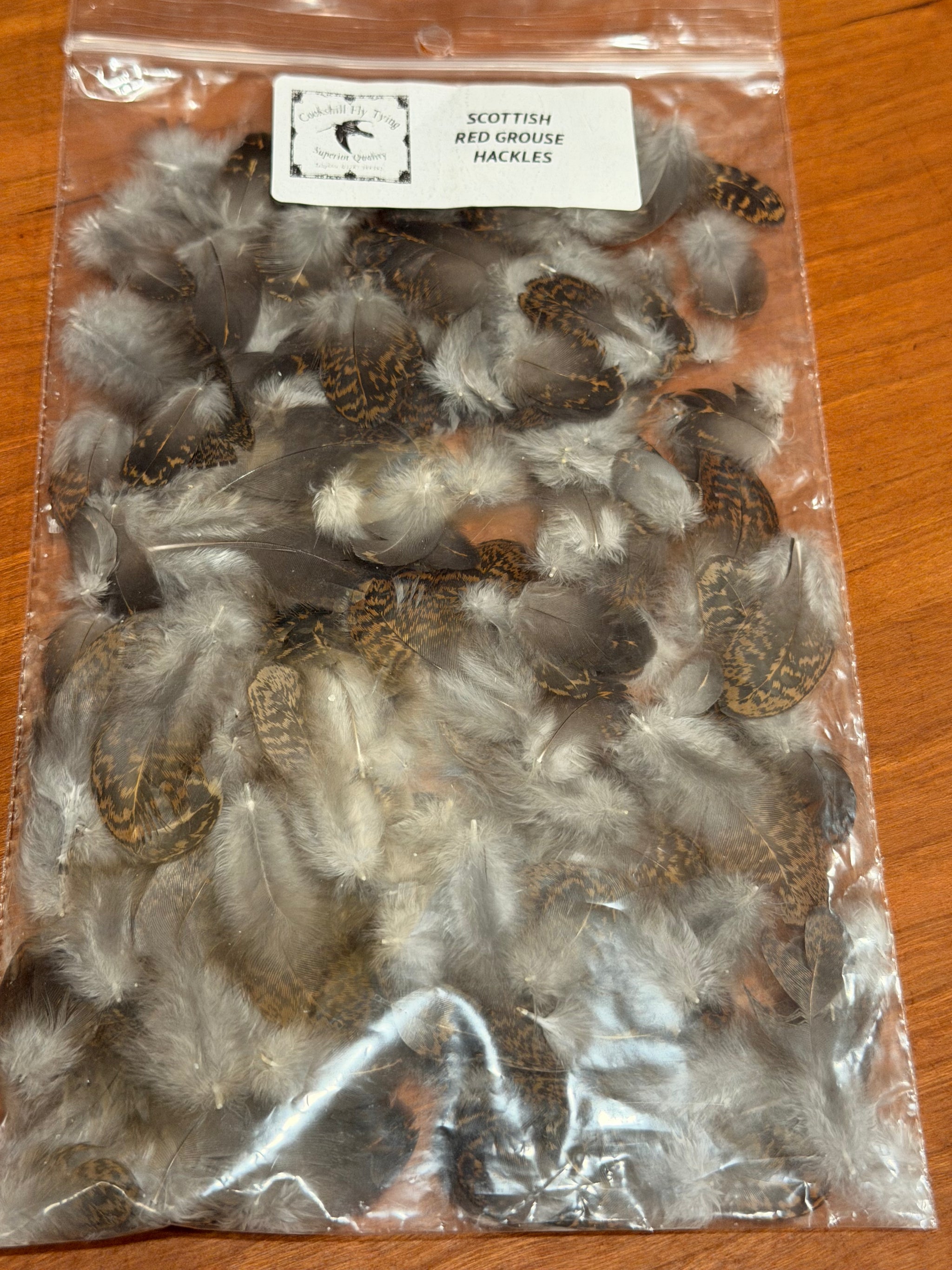 Cookshill Scottish Red Grouse Hackles