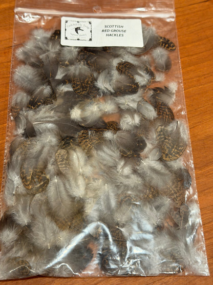 Cookshill Scottish Red Grouse Hackles
