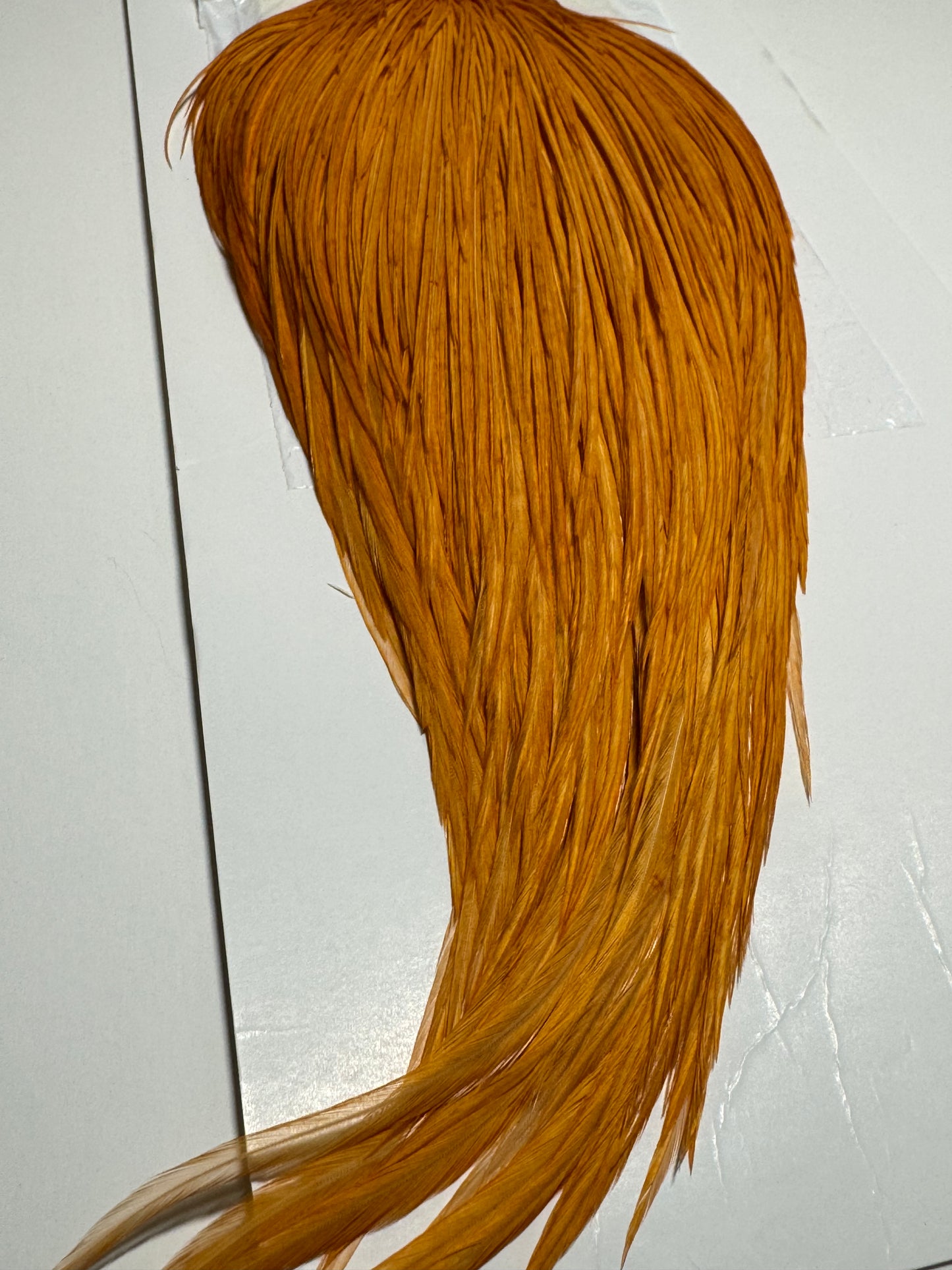 Whiting Farms High & Dry Hackle: White Dyed Golden Brown SH-E-087