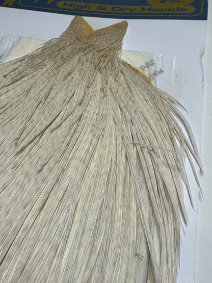 Whiting Farms High and Dry Hackle Rooster Cape: White SH-E-093