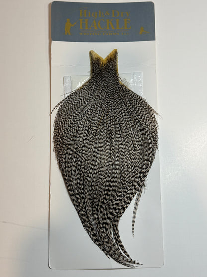 Whiting Farms High & Dry Hackle: Grizzly SH-E-100