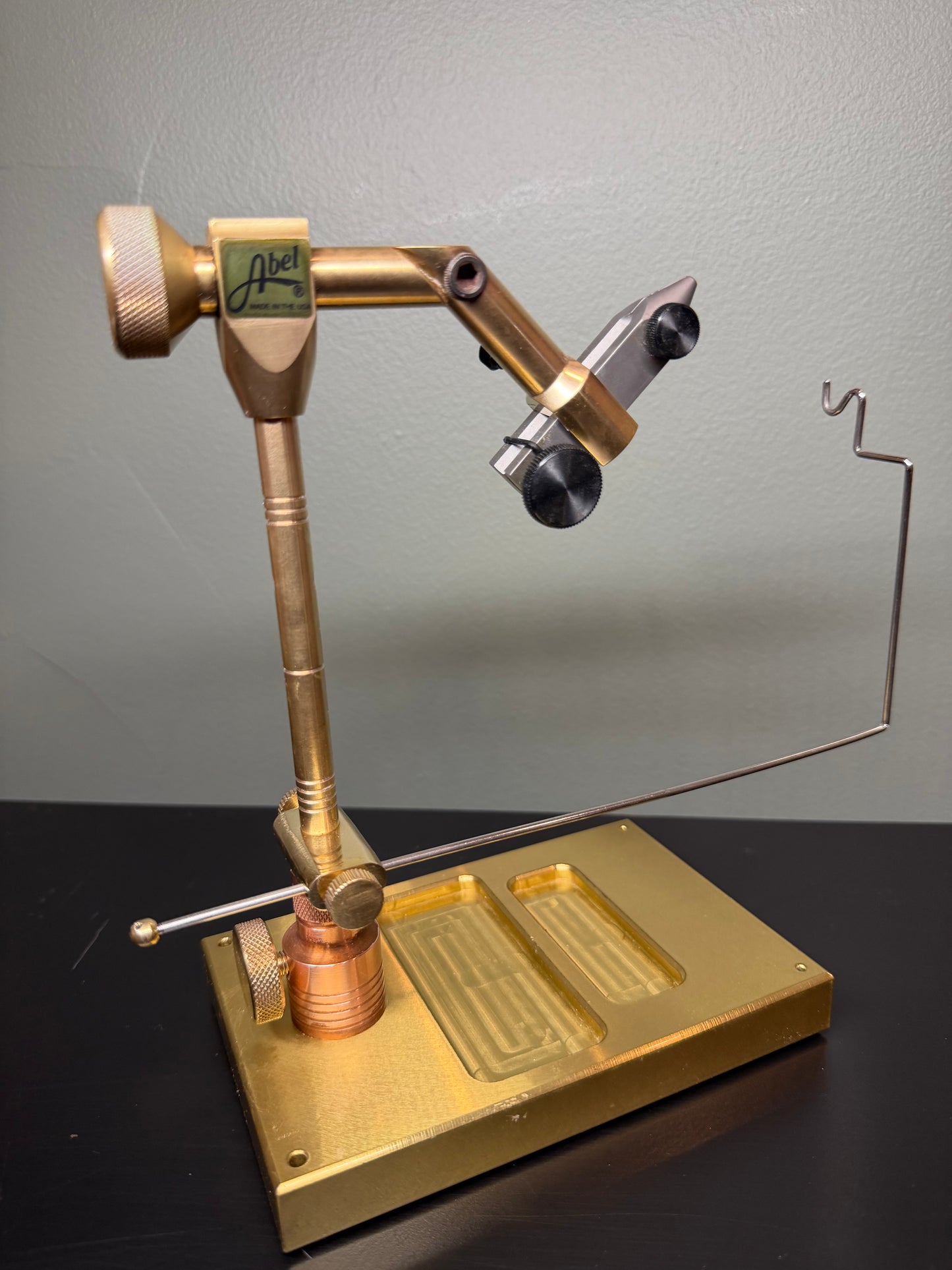 Abel “First Run 1998” Fly Tying Vise – Signed by Steve Abel