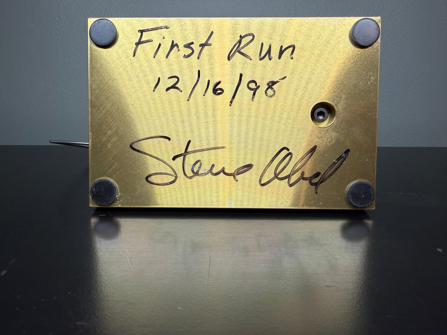Abel “First Run 1998” Fly Tying Vise – Signed by Steve Abel