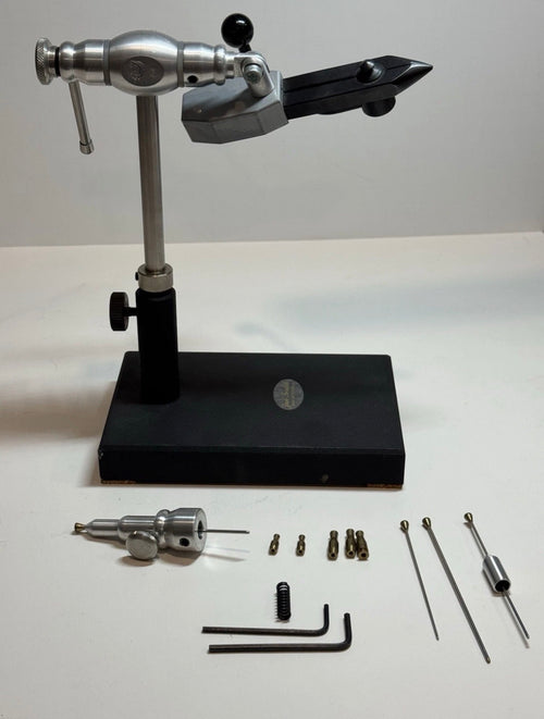 Jan Tvrdek Rotary Vise with Tube Fly Attachments
