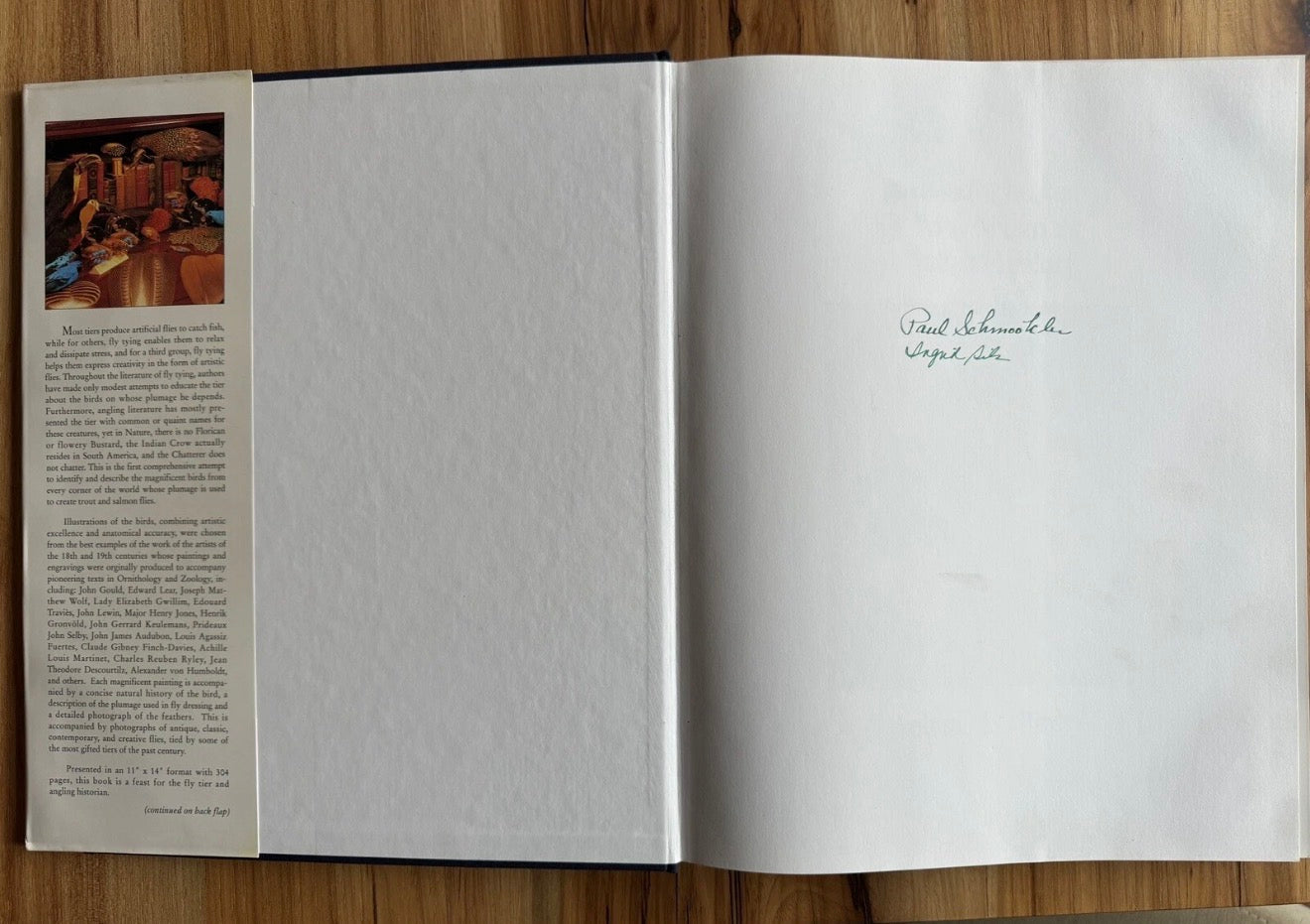 Rare and Unusual Fly Tying Materials: A Natural History – Volume 1: Birds First Edition – Signed by Both Authors Paul Schmookler & Ingrid V. Sils