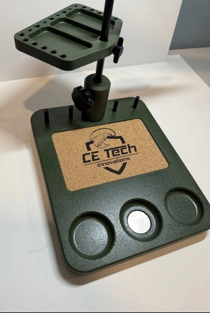 CE Tech Innovations Fly Tying Station – Integrated Tool & Material Organizer: NWOB