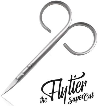 Renomed FlyTier Super Cut Big Loops Curved Fly Tying Scissors