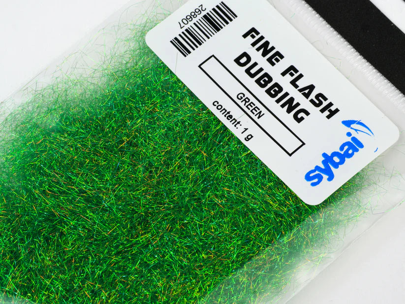 Sybai Fine Flash Dubbing: Green